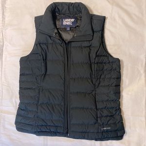 Black zip up vest